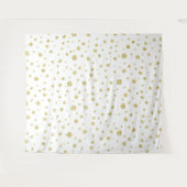 Gouden glinsterpunt foto achtergrond wandtapijt wandkleed (Voorkant (horizontaal))