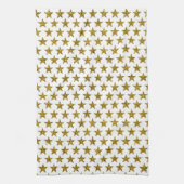 Gouden glinstersterren theedoek (Verticaal)