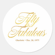 Gouden Glitter 50 en Uitstekende Moderne 50ste Ver