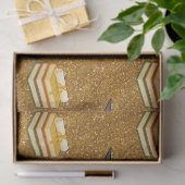 Gouden Glitter Afstudeer Tissuepapier (Geschenk)