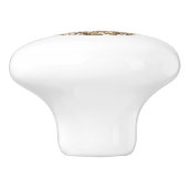 Gouden Glitter Anker Nautische Glam Modern Keramische Knop (Zijkant)