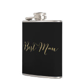 Gouden Glitter Beste Man Flask Heupfles (Links)