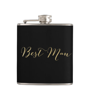 Gouden Glitter Beste Man Flask Heupfles