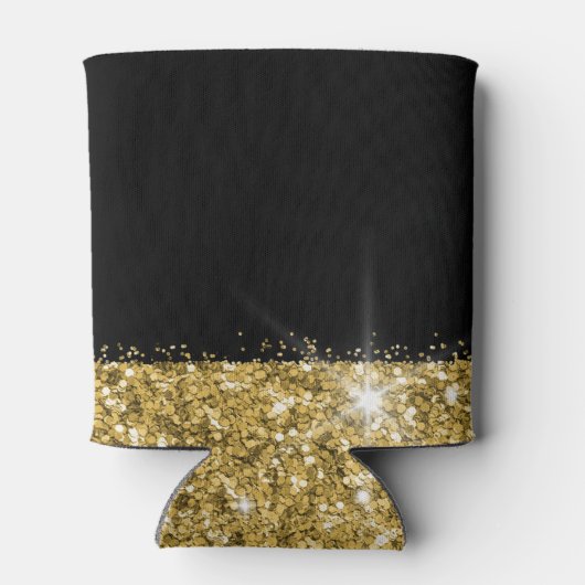 Gouden Glitter Birthday Favor Blikjeskoeler (Achterkant)