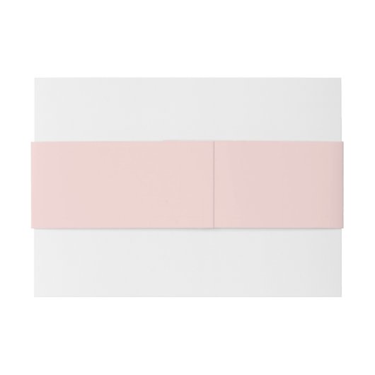 Gouden Glitter Blush Roze Aangepaste Bruiloft Uitnodigingen Wikkel (Achterkant Voorbeeld)