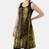 Gouden Glitter: Bokeh-deeltjes achtergrond Schort (Insitu)