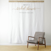 Gouden Glitter Bruiloft Feest Achtergrond voor Fot Wandkleed (In situ)