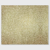  gouden glitter cadeaupapier (Vlak)