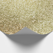  gouden glitter cadeaupapier (Hoek)