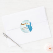 Gouden Glitter Chatimah Tovah Jom Kippur Stickers (Envelop)