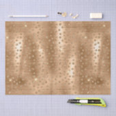 Gouden Glitter Cheetah Vlekken Metallic Dier Tissuepapier (Craft)