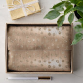 Gouden Glitter Cheetah Vlekken Metallic Dier Tissuepapier (Geschenk)