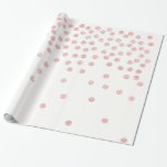 gouden glitter confetti polka dots voor girale roz cadeaupapier<br><div class="desc">Minimalistisch,  modern en stijlvol design dat de faux roos gouden glitter confetti stippen voorstelt. Deze mooie en vrouwelijke tekst,  met zijn eenvoudige maar verbluffende effect,  is perfect voor de hedendaagse jonge vrouwen. Druk op met een unieke en elegante gave of behandel jezelf.</div>
