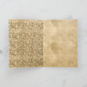 Gouden Glitter Confetti Sparkle Shine Kaart (Binnen)