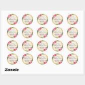 Gouden Glitter  Design Body Butter Labels (Vel)