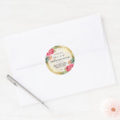 Gouden Glitter  Design Body Butter Labels (Envelop)