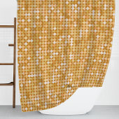 Gouden Glitter Disco Bal Douchegordijn