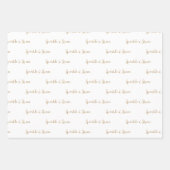 Gouden Glitter Dream Shine Sparkle Inpakpapier Vel (Voorkant 3)