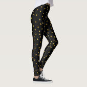 Gouden Glitter Driehoeken Leggings (Rechts)