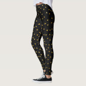 Gouden Glitter Driehoeken Leggings (Links)