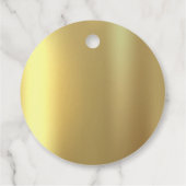 Gouden Glitter Drip Bruiloft Bedankjes Labels (Achterkant)