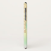 Gouden Glitter Druppels Holografisch Iriserend Case-Mate iPhone Case (Achterkant/links)