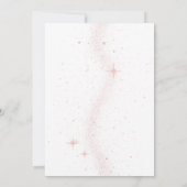 Gouden Glitter Eenhoorn Magische Een 1e Verjaardag Kaart (Achterkant)