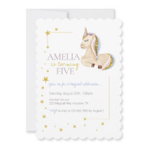 Gouden Glitter Eenhoorn Regenboog Verjaardagsfeest