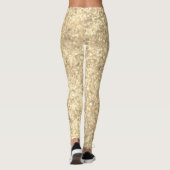 Gouden Glitter Elegant Leggings (Achterkant)