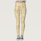 Gouden Glitter Elegant Leggings (Voorkant)