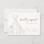 Gouden Glitter Elegante Sparkle Dress RSVP (Voorkant)