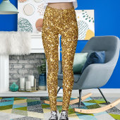 Gouden Glitter Elegante Sparkles Schattigee Moeder Leggings