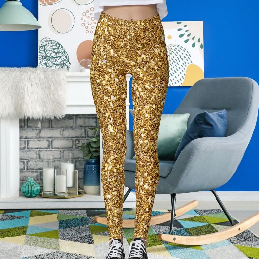 Gouden Glitter Elegante Sparkles Schattigee Moeder Leggings