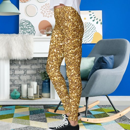 Gouden Glitter Elegante Sparkles Schattigee Moeder Leggings