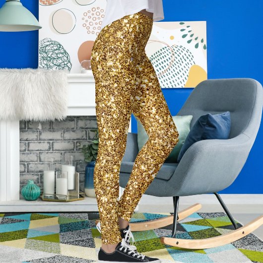Gouden Glitter Elegante Sparkles Schattigee Moeder Leggings