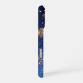 Gouden Glitter en Glitters iPhone Hoesje (Rechterkant)