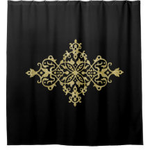 Gouden Glitter en Zwart