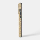 Gouden Glitter Fancy Cheetah Pattern iPhone Hoesje (Linkerkant)