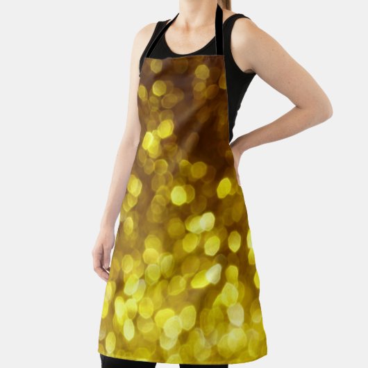 Gouden glitter: feestelijke kersttextuur. schort (Insitu)