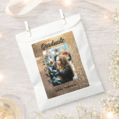 Gouden glitter foto afstuderen voeg naam klasse te bedankzakje (Geknipt)