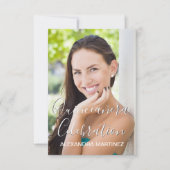 Gouden Glitter foto - Quinceanera viering Kaart (Voorkant)