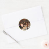 Gouden Glitter Foto Sticker (Envelop)
