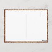 Gouden Glitter Foto Verjaardag Dank u Briefkaart (Achterkant)