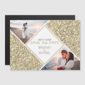 Gouden Glitter Fotocollage (Voorkant / Achterkant)