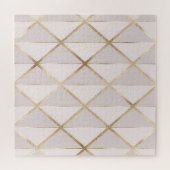 Gouden glitter, geometrisch ruitpatroon. legpuzzel (Horizontaal)
