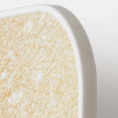 Gouden Glitter Gepersonaliseerd Monogram Pickleball Paddle (Links Detail)