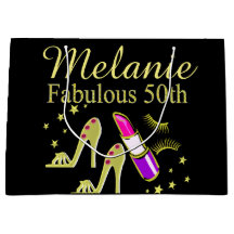 GOUDEN GLITTER GEPERSONALISEERDE 50E VERJAARDAG CA