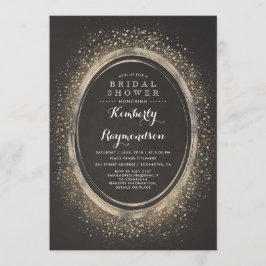 Gouden Glitter Glam | Elegant  Vrijgezellenfeest Kaart