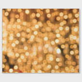 Gouden Glitter Glam Kerst Inpakpapier (Vlak)