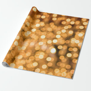 Gouden Glitter Glam Kerst Inpakpapier